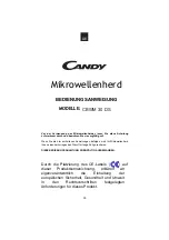 Preview for 344 page of Candy CBWM 30 DS User Instructions