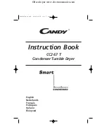 Candy CC2 67 Instruction Book preview