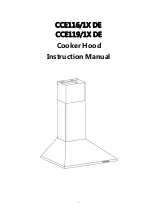 Candy CCE119/1X DE Instruction Manual preview