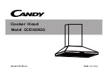 Candy CCE160XGG Instruction Book preview