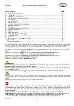 Preview for 3 page of Candy CCF 110 Instructions For Use Manual