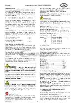 Preview for 13 page of Candy CCF 110 Instructions For Use Manual