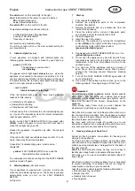 Preview for 14 page of Candy CCF 110 Instructions For Use Manual