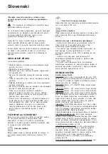 Preview for 33 page of Candy CCL60N Instructions For Use Manual