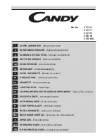 Preview for 1 page of Candy CCR 616 User Instructions