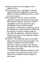 Preview for 5 page of Candy CCR 617 X User Manual