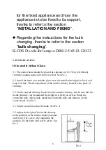 Preview for 7 page of Candy CCR 617 X User Manual