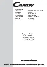 Предварительный просмотр 1 страницы Candy CCV 200GL Instruction Manual