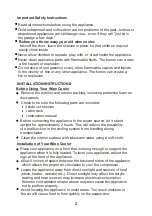 Preview for 3 page of Candy CCV 200GL Instruction Manual