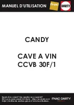 Preview for 1 page of Candy CCVB 30F User Manual