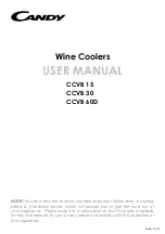 Preview for 2 page of Candy CCVB 30F User Manual