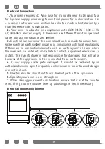 Preview for 14 page of Candy CCVM543NW/E User Manual