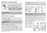 Предварительный просмотр 3 страницы Candy CD 474 SX Installation - Use - Maintenance