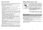 Preview for 13 page of Candy CD 700 Installation & Maintenance Manual