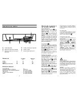 Предварительный просмотр 6 страницы Candy CD 700 User Instructions