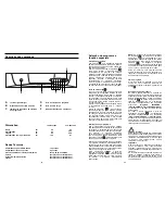 Предварительный просмотр 13 страницы Candy CD 700 User Instructions