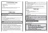 Preview for 3 page of Candy CDB 264 Instructions For Use Manual