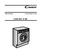 Candy CDB 854 D UK Instructions For Use And Service Manual preview