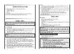 Preview for 3 page of Candy CDB 854 D UK Instructions For Use And Service Manual