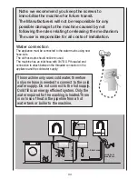 Предварительный просмотр 34 страницы Candy CDB 854 DN Instructions For Use Manual