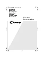 Preview for 1 page of Candy CDC 168 User Instructions