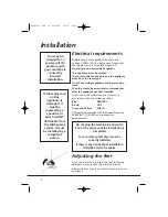 Preview for 6 page of Candy CDC779X Instruction Book