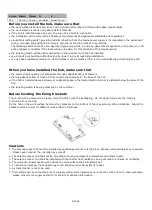 Предварительный просмотр 13 страницы Candy CDHC30 Instruction Manual / Installation Manual