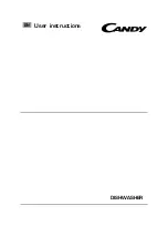 Candy CDI 1LS38S User Manual preview