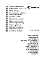 Preview for 1 page of Candy CDI 2010 User Instructions