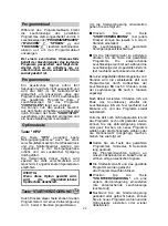 Preview for 32 page of Candy CDI 2212 E10 User Instructions