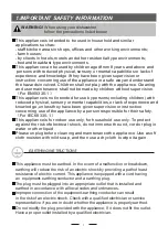 Preview for 3 page of Candy CDI 2T1047 Instruction Manual