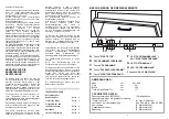 Предварительный просмотр 2 страницы Candy CDI 3015 User Instructions