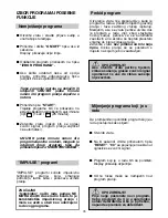 Preview for 76 page of Candy CDI 3615 User Instructions