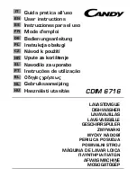 Preview for 1 page of Candy CDIM 6120PR User Instructions