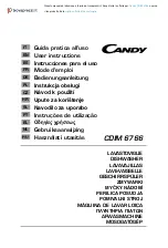 Preview for 1 page of Candy CDIM 6766 User Instructions