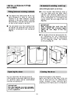 Предварительный просмотр 38 страницы Candy CDP 6322 L User Instructions