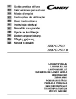 Candy CDP 6753 User Instructions preview