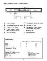 Предварительный просмотр 35 страницы Candy CDPE 6320 User Instructions