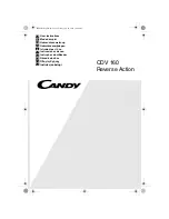 Candy CDV 160 User Instructions preview