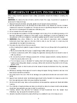 Preview for 4 page of Candy CDW20DSS-DX Instructions Manual