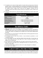 Preview for 6 page of Candy CDW20DSS-UK Instructions Manual