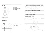 Preview for 5 page of Candy CEHDD30TCT/1 Instruction Manual