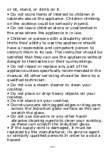 Preview for 6 page of Candy CETPS64SCWIFITT Instruction Manual