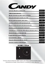 Candy CFI36 Instruction Manual preview