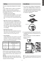 Предварительный просмотр 3 страницы Candy CFI36 Instruction Manual