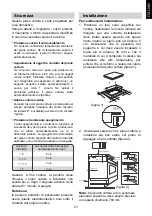 Предварительный просмотр 21 страницы Candy CFI36 Instruction Manual