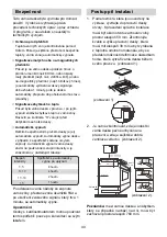 Предварительный просмотр 40 страницы Candy CFI36 Instruction Manual