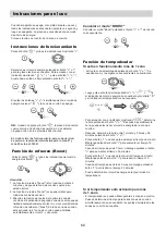 Предварительный просмотр 60 страницы Candy CFI36 Instruction Manual