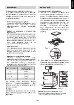 Предварительный просмотр 103 страницы Candy CFI36 Instruction Manual