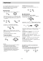 Предварительный просмотр 114 страницы Candy CFI36 Instruction Manual